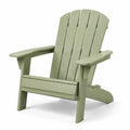 Chaise Adirondack en polyéthylène vert, 88cm x 78cm x 95cm